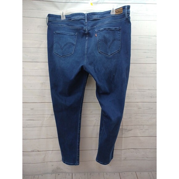 Womens Levi’s 512 Perfectly Shaping Skinny Leg Stretchy Denim Jeans 24W - Picture 2 of 6